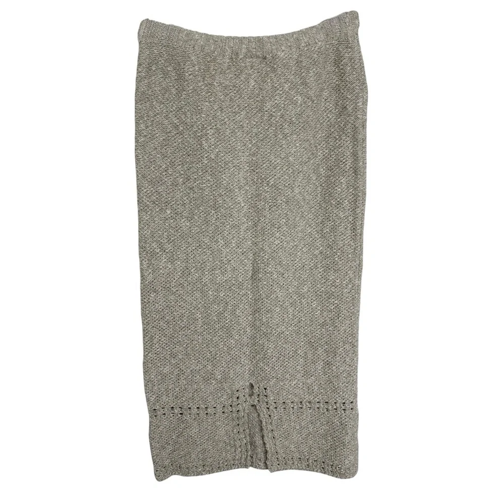 Vintage Carraig Donn Knit Midi Skirt Size Small Tan Beige Made in Ireland - Picture 3 of 8